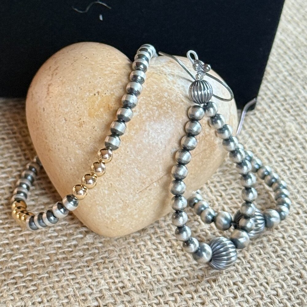 Sterling silver and gold filled bracelet